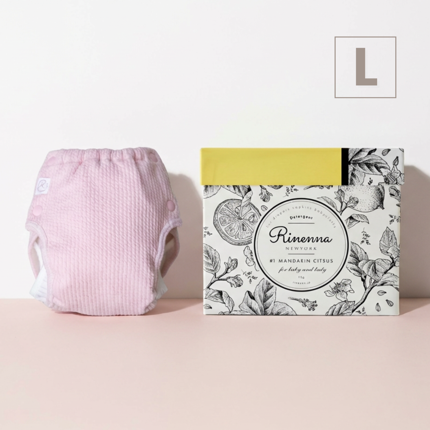 【子育て応援定期便 専用品】Rinenna#1 つけ置き洗濯洗剤 + マシュマロおむつ