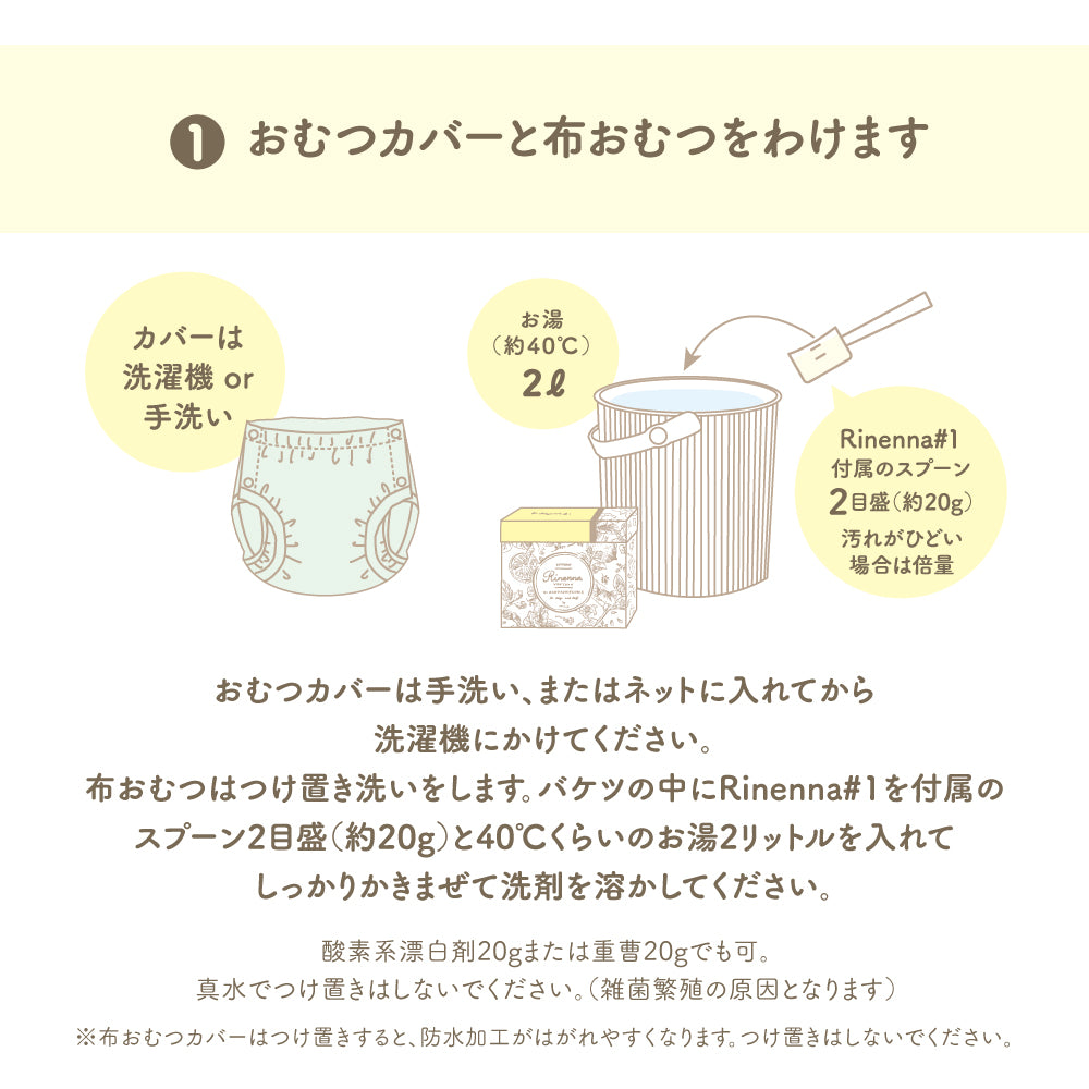 【新発売】マシュマロおむつ 2枚組(カバー2枚+インサート2枚)