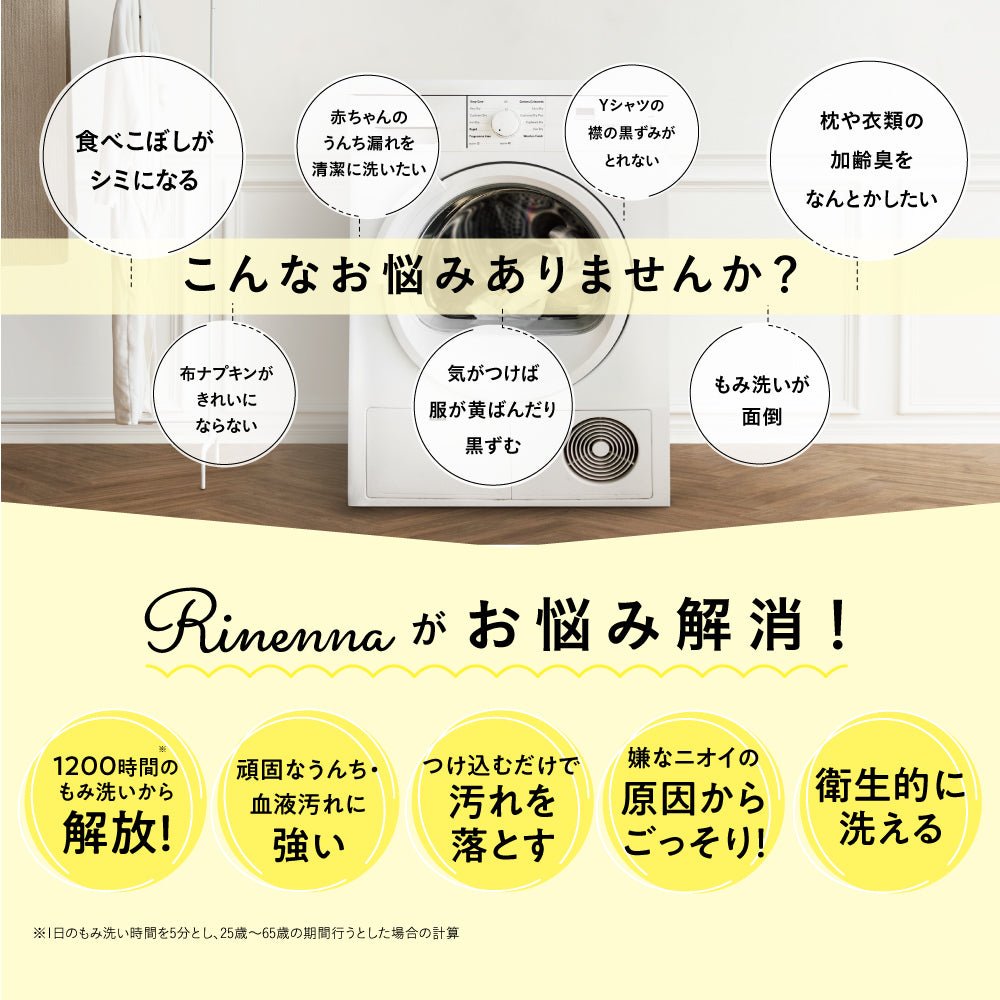 【ギフト】Rinenna#1 1箱 and Rinenna#2 1個 + 洗濯槽クリーナー 1袋