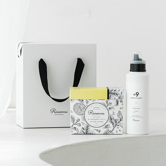【e-gift専用】【住所を知らなくても贈れるギフト】 Rinenna No.9 FABRIC CONDITIONER + Rinenna#1 ギフトセット
