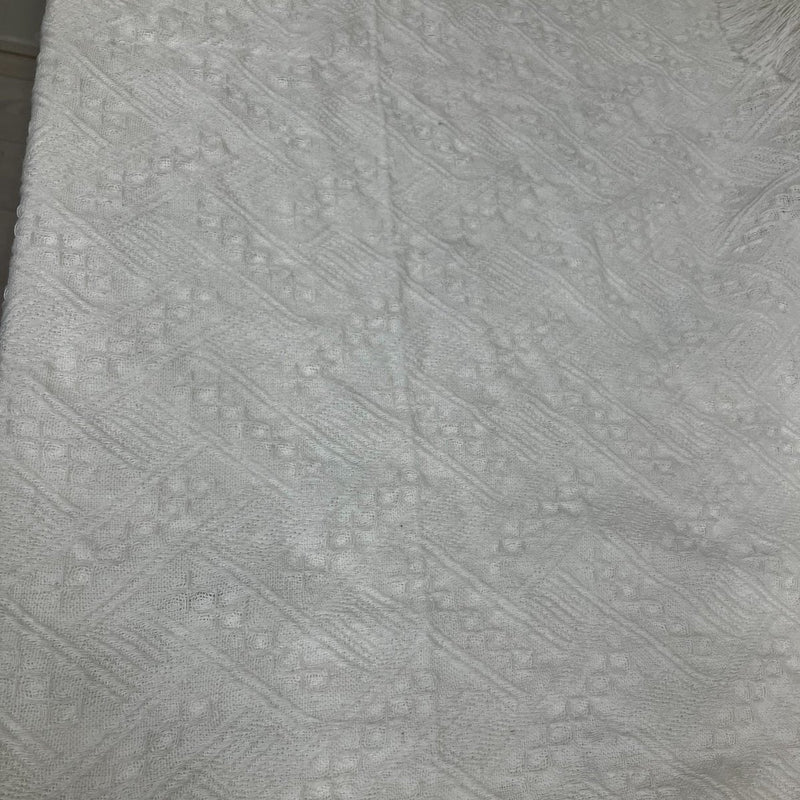 洗ったあとの白い敷物