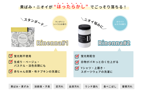 Rinenna#1と#2の違いは？