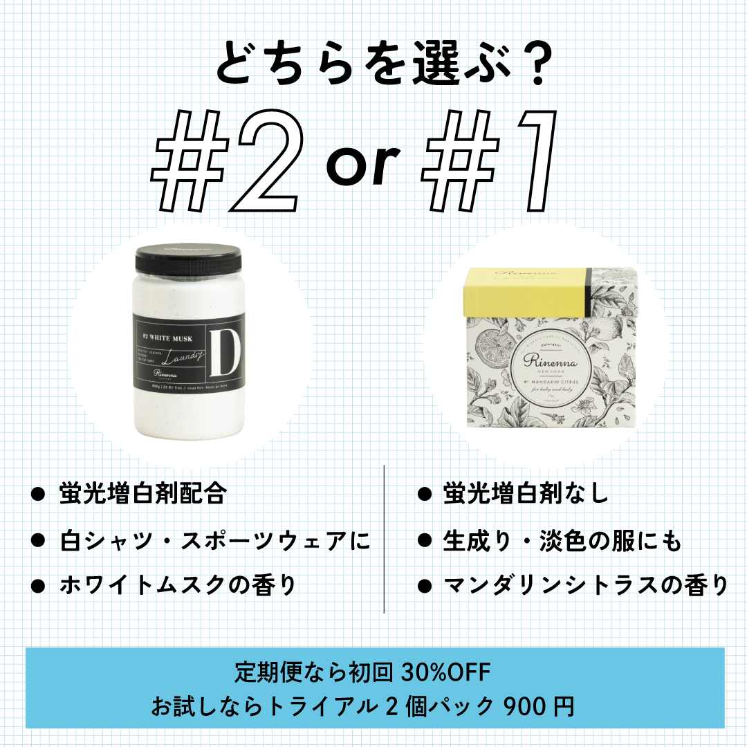 Rinenna #2 (リネンナ) つけおきメイン 洗濯用洗剤 800g