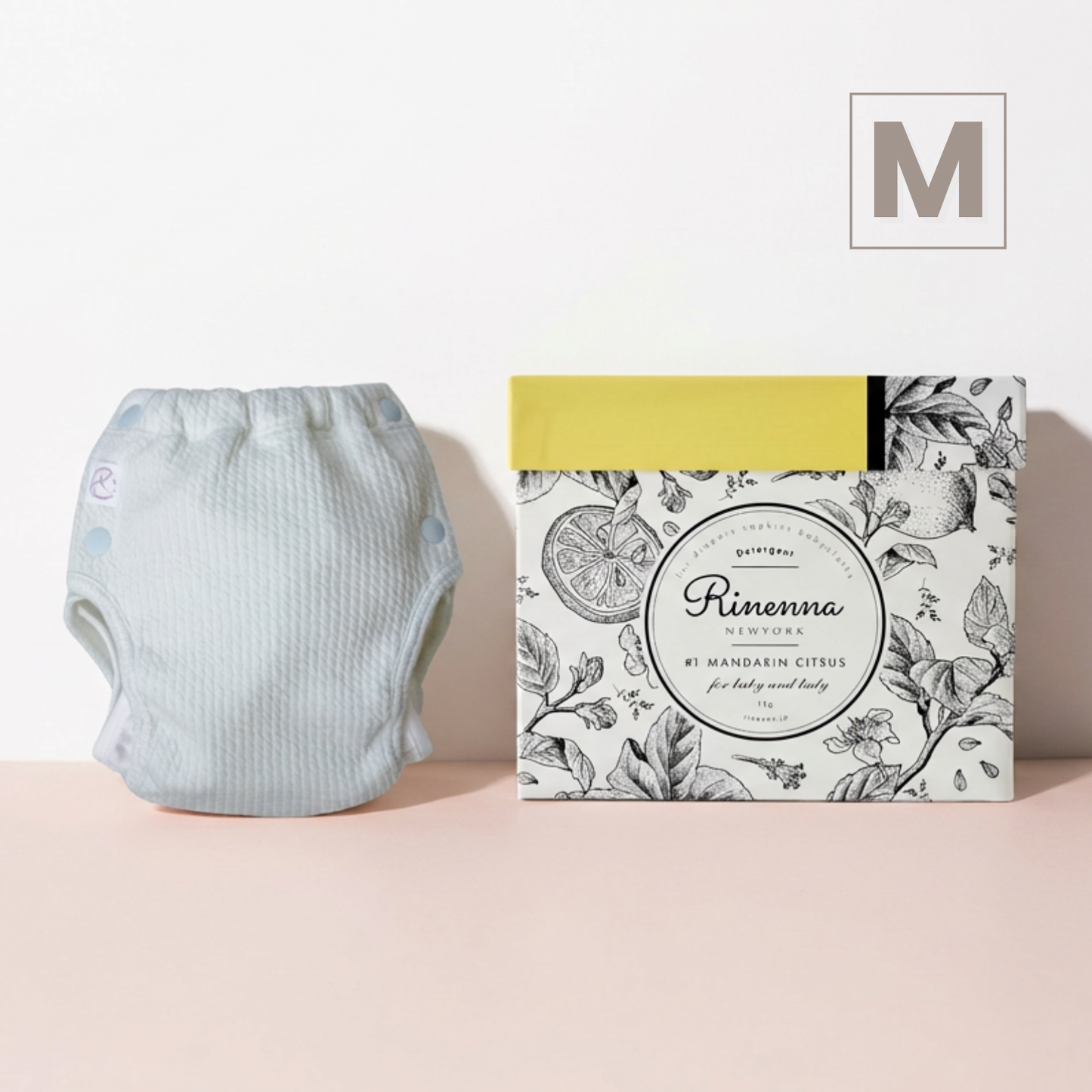 【子育て応援定期便 専用品】Rinenna#1 つけ置き洗濯洗剤 + マシュマロおむつ