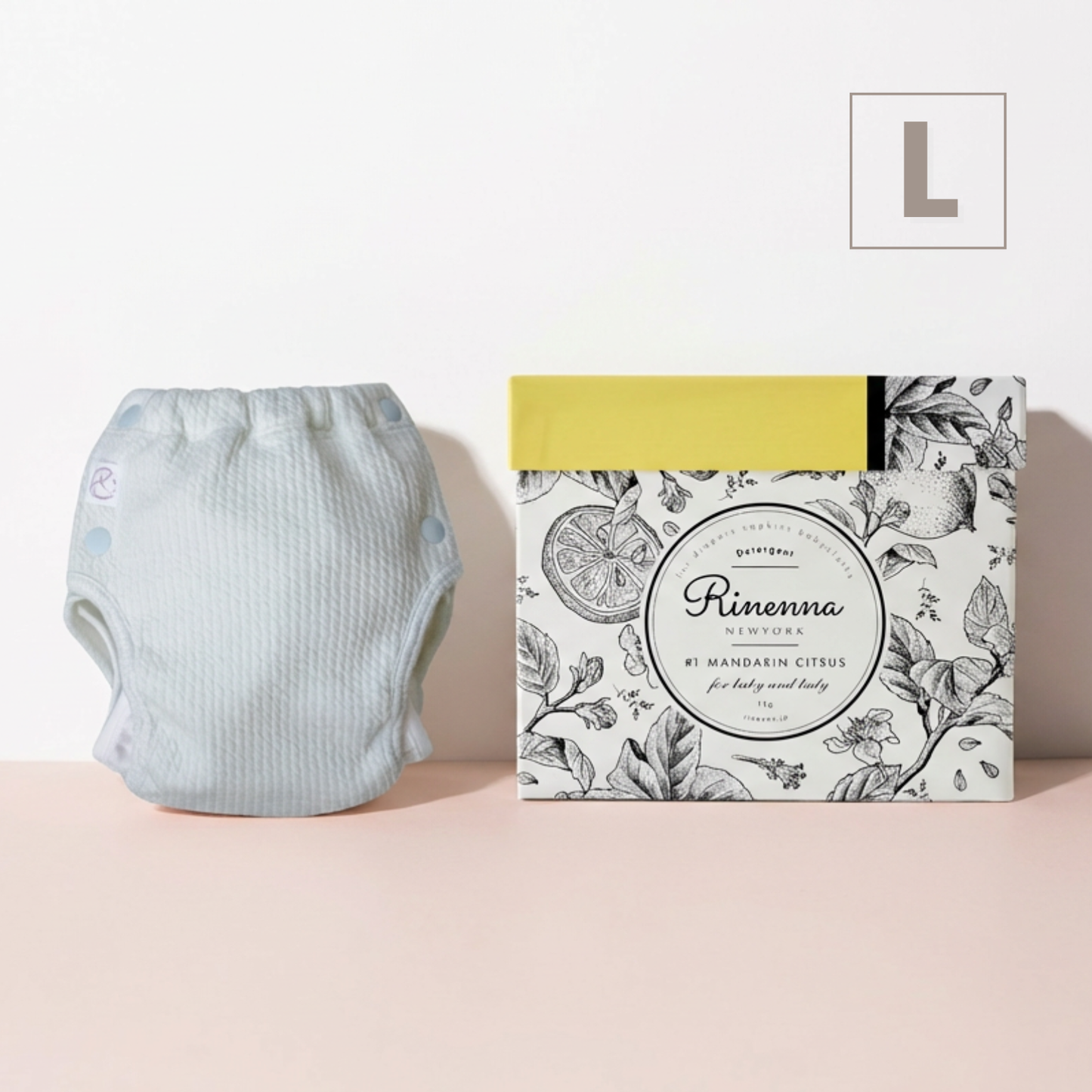 【子育て応援定期便 専用品】Rinenna#1 つけ置き洗濯洗剤 + マシュマロおむつ