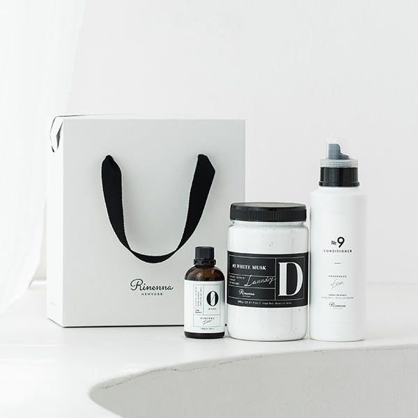 【e-gift専用】【住所を知らなくても贈れるギフト】 Rinenna No.9 FABRIC CONDITIONER + Rinenna#2  + RINENNA Pro #ZERO 100 ギフトセット