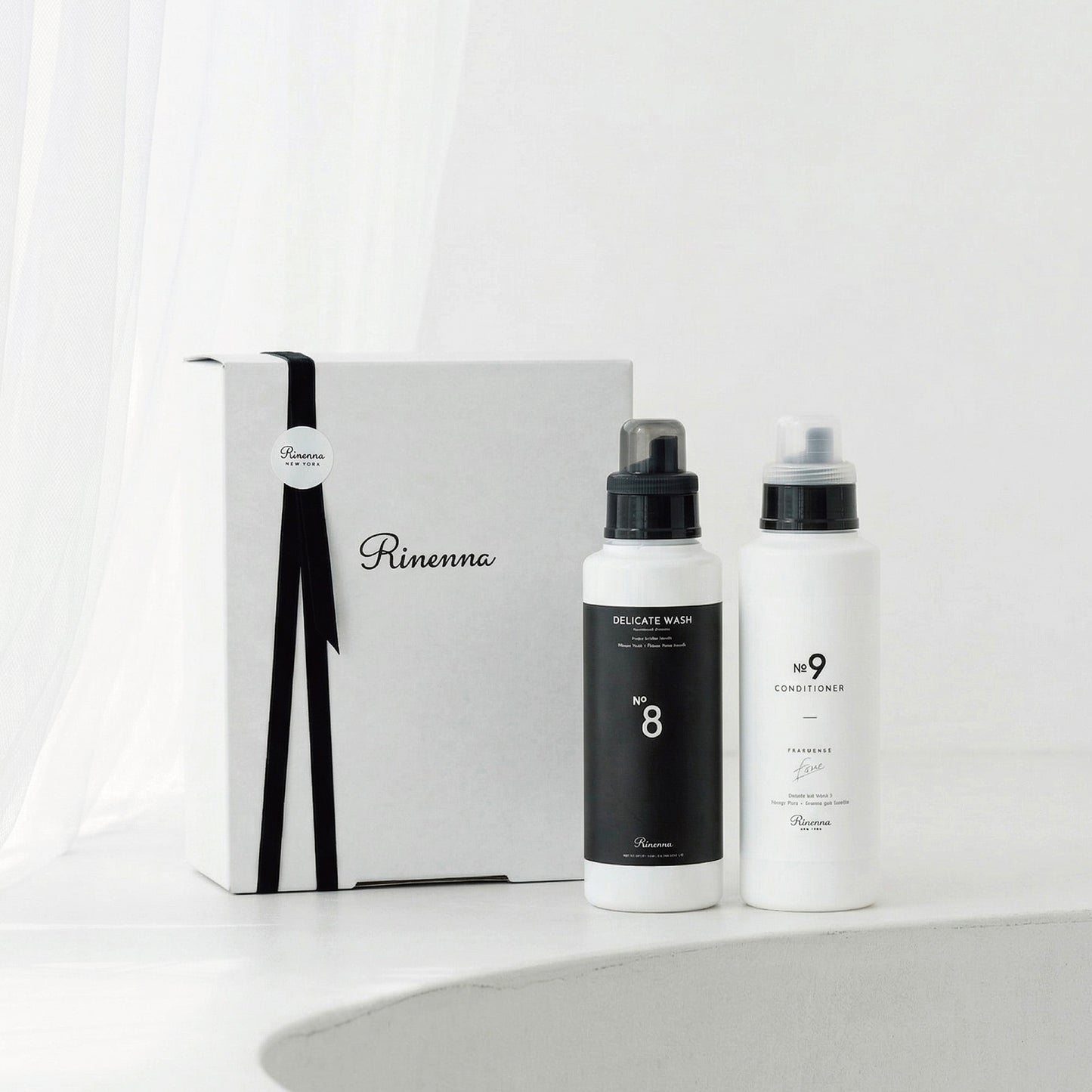 【e-gift専用】【住所を知らなくても贈れるギフト】【ギフトセット】おしゃれ着洗剤Rinenna No.8と高級柔軟剤Rinenna No.9のSET ギフト商品