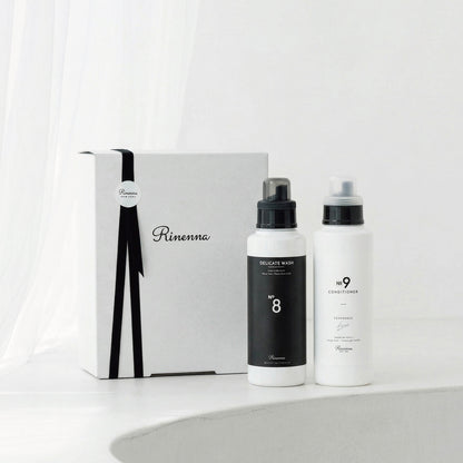 【e-gift専用】【住所を知らなくても贈れるギフト】【ギフトセット】おしゃれ着洗剤Rinenna No.8と高級柔軟剤Rinenna No.9のSET ギフト商品