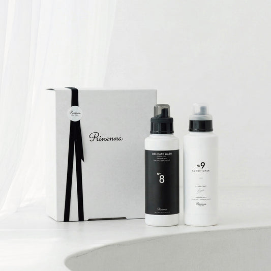 【ギフトセット】おしゃれ着洗剤Rinenna No.8と高級柔軟剤Rinenna No.9のSET ギフト商品
