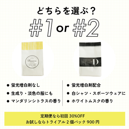 【通常購入】つけおきメインの洗濯用洗剤Rinenna#1 詰替1.0kg 1袋