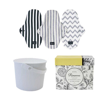 【同一サイズ おまとめ3枚セット】Rinennaのつけごこちのいい布ナプキン