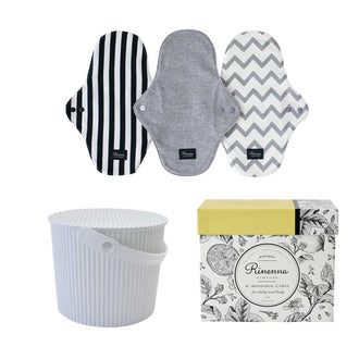 【同一サイズ おまとめ3枚セット】Rinennaのつけごこちのいい布ナプキン