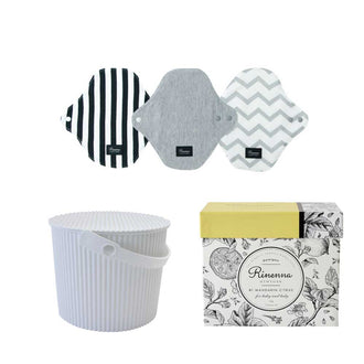 【同一サイズ おまとめ3枚セット】Rinennaのつけごこちのいい布ナプキン