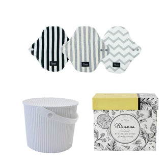 【同一サイズ おまとめ3枚セット】Rinennaのつけごこちのいい布ナプキン