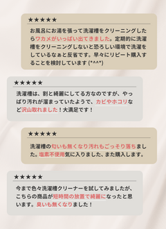 洗濯槽クリーナー Rinenna#3 TUB CLEANER