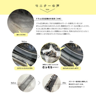 洗濯槽クリーナー　Rinenna#3 TUB CLEANER + Rinenna#1 トライアルパック（2個）