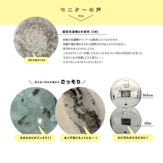 洗濯槽クリーナー　Rinenna#3 TUB CLEANER + Rinenna#1 トライアルパック（2個）