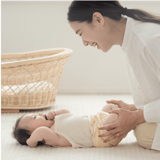 ドビー織の輪おむつ 10枚セット