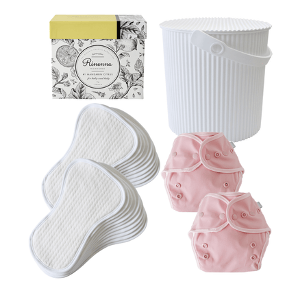 [Daytime diaper set] 20 cloth diapers (molded diapers) + 2 diaper covers (detergent/bucket set)